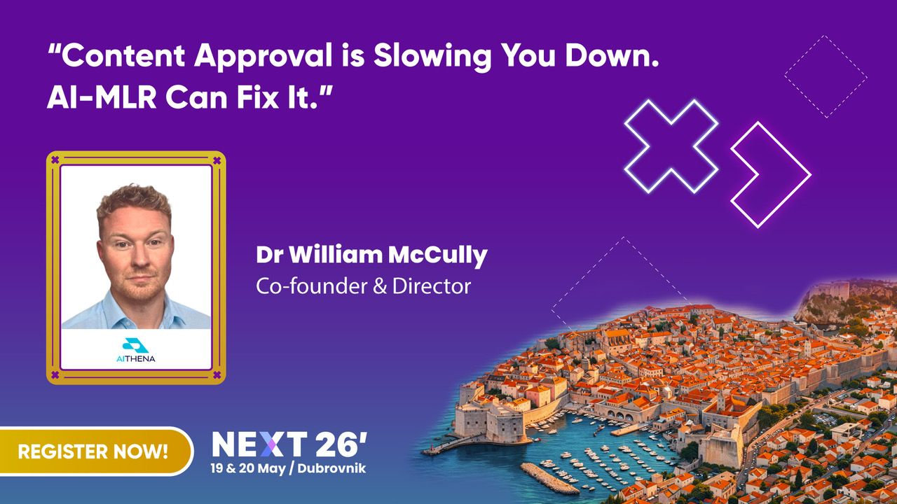 Two conversations happened at NEXT Pharma 2026. Only one was on stage.